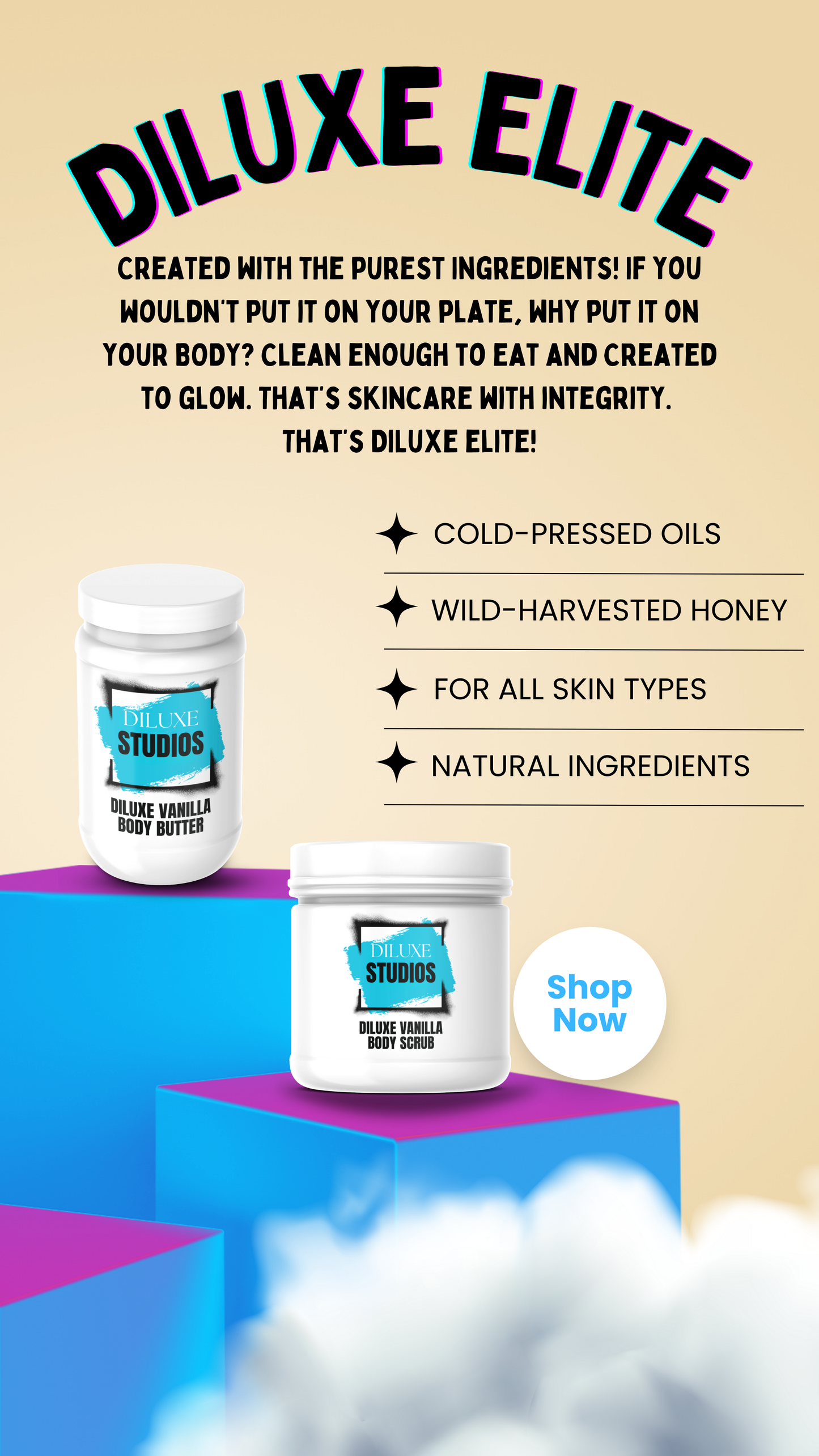 Diluxe Elite Body Butter- 8oz