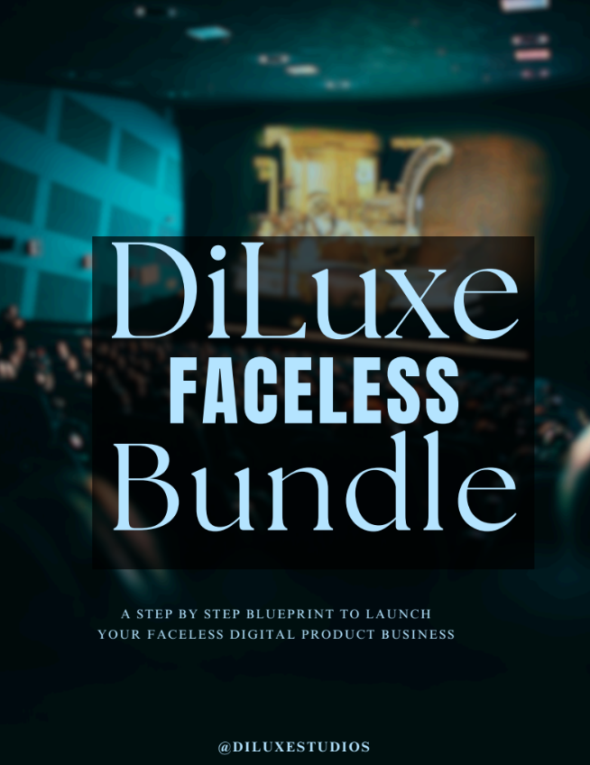 *SALE* DILUXE FACELESS MARKETING BUNDLE